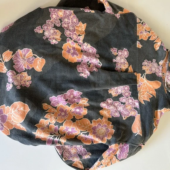 Free People We The Free Printed Ruby Jacket In Charcoal Combo - Picture 3 of 6